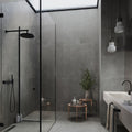 Motion Dark 30 x 60 cm - Black Concrete Style Floor & Wall Tiles for Bathrooms & Kitchens - Porcelain