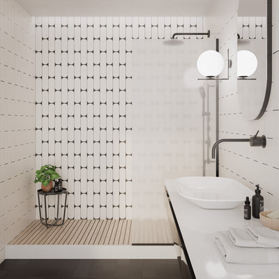 Pop White Wall Tile