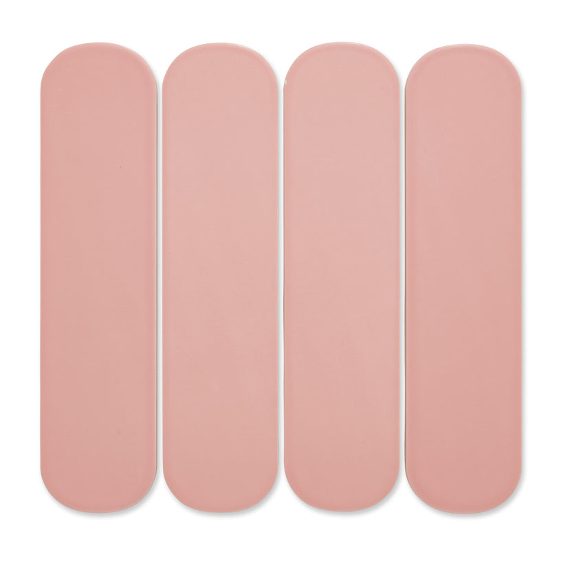 Pop Pink - Modern Geometric Wall Tiles for Kitchen Splashbacks & Bathrooms - 7.5 x 30 cm - Ceramic