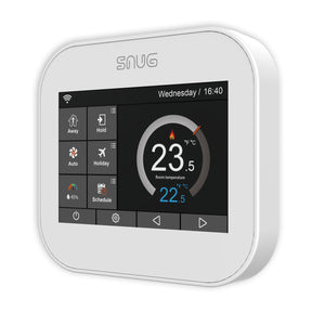 snug wifi thermostat white