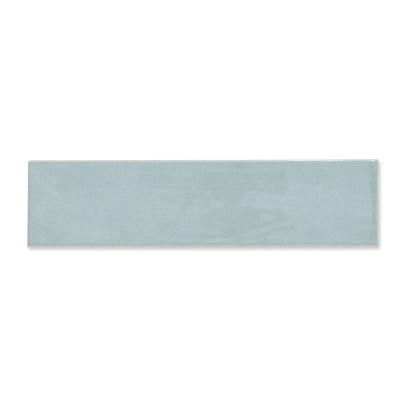 Soho Aqua - Modern Blue Gloss Wall Tiles for Kitchen Splashbacks & Bathrooms 7.5. x 30 cm - Ceramic