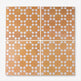 Souk Pearl - White & Terracotta Moroccan Patterned Floor & Wall Tiles for Kitchens, Bathrooms & Hallways - 15 x 15 cm - Porcelain