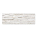 Spirit White - Split Face Textured 3d Wall Tiles for Kitchen Splashbacks, Bathrooms Feature Walls & Fireplaces 17 x 52 cm - Porcelain