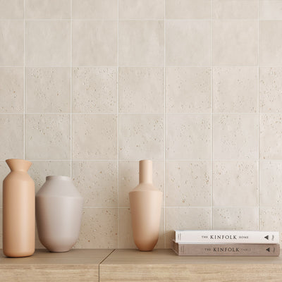 Starburst Ivory Terrazzo Tile