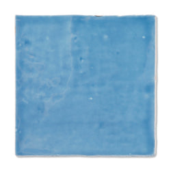 Zellige Blue - Moroccan Wall Tiles for Kitchen Splashbacks & Bathrooms - 13 x 13 cm - Matt Ceramic