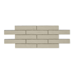 Padstow Dove - Vintage Crackle Glaze Grey Wall Tiles for Kitchen Splashbacks & Bathrooms - 5 x 25 cm