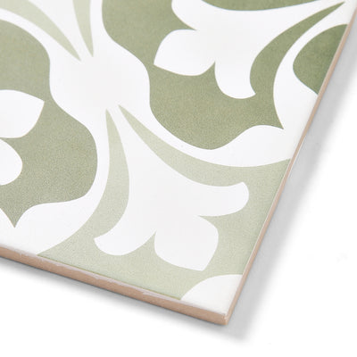 Artiste Verde Mix Patterned Tile