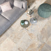 Ardesia Almond - White Slate Floor Tiles for Kitchens & Bathrooms - 40 x 66 cm - Porcelain