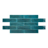 Opal Emerald - Modern Gloss Green Walll Tiles for Kitchen Splashbacks & Bathrooms - 7.5 x 30 cm - Ceramic