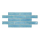 Opal Sky - Modern Gloss Blue Walll Tiles for Kitchen Splashbacks & Bathrooms - 7.5 x 30 cm - Ceramic