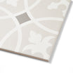Maison Chic - Grey Victorian Patterned Tiles for Hallways, Kitchen & Bathroom Floors - 20 x 20 cm, Matt Porcelain
