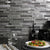 Offset Grey Mix - Grey Metal & Glass Mosaic Tiles for Kitchen Splashbacks & Bathroom Feature Walls - 30 x 30 cm