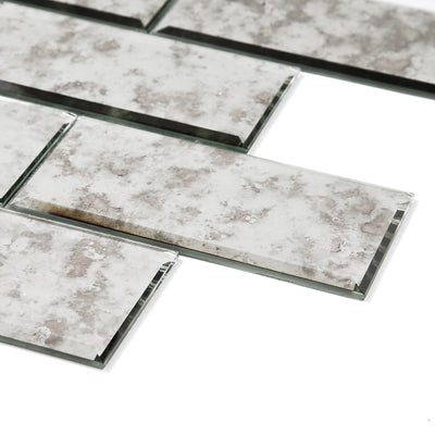 Luxe Antique Mirror Mosaic Tile