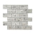 Grove Silver Oak - Grey Glass Mosaic Tiles for Bathroom Walls & Kitchen Splashbacks - 30 x 30 cm