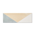 Harlequin - White Geometric Wall Tiles for Kitchen Splashbacks & Bathroom Feature Walls - 11 x 33 cm