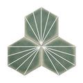 Palm Springs Green Hexagon Tile