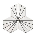 Palm Springs White Hexagon Tile