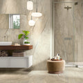 Imperial Marble - XL Polished Beige Marble Effect Bathroom Wall & Floor Tiles - 60 x 120 cm, Porcelain