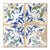 Lisbon Flora - Vintage Flower Patterned Tiles for Kitchen & Bathroom Floors - 45 x 45 cm, Gloss