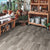 Chevron Grey - Wood Effect Floor Tiles - 11 x 54 cm for Bathrooms, Kitchens & Hallways, Parquet Style, Porcelain