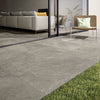 Midlake Grey 60 x 60 cm - Slate Effect Outdoor Porcelain Paving Tiles for Patios & Gardens - 20mm