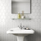 Mini Hex White - Gloss Plain Hexagon Wall Tiles for Kitchen Splashbacks & Bathrooms - 10.7 x 12.4 cm