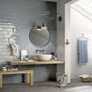 Bon Ton Indigo - Blue Modern Kitchen & Bathroom Wall Tiles - 10 x 30 cm - Gloss Ceramic