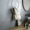 Bon Ton Indigo - Blue Modern Kitchen & Bathroom Wall Tiles - 10 x 30 cm - Gloss Ceramic
