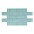 Bon Ton Teal - Green Modern Kitchen & Bathroom Wall Tiles - 10 x 30 cm - Gloss Ceramic