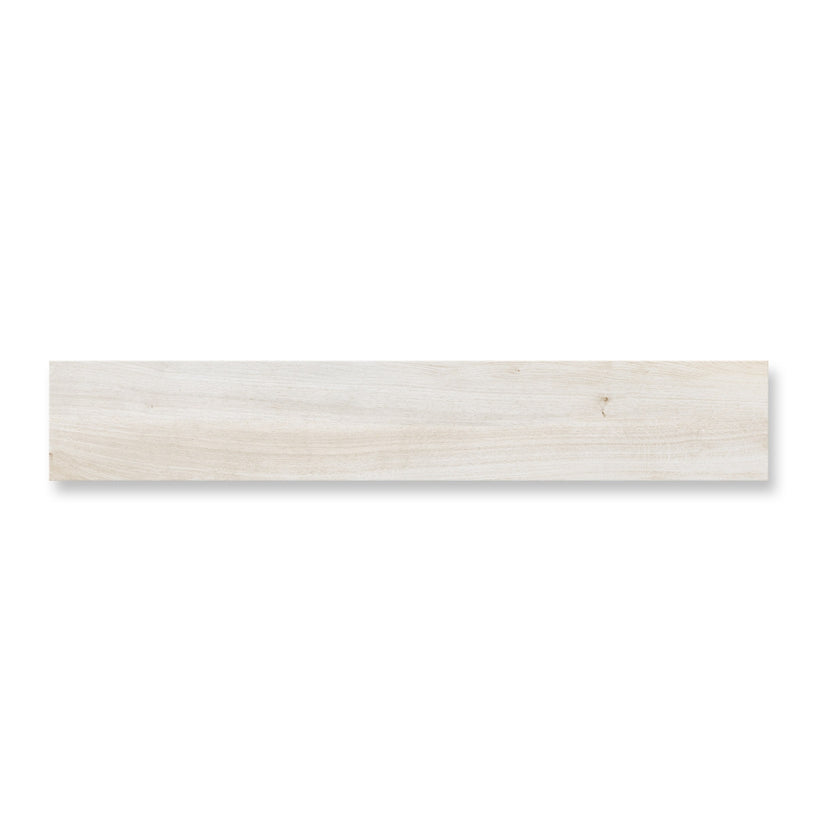 Nordic Pale - Large White Oak Wood Effect Floor Tiles - 20 x 120 cm for Bathrooms, Kitchens & Hallways, Porcelain Plank Tiles