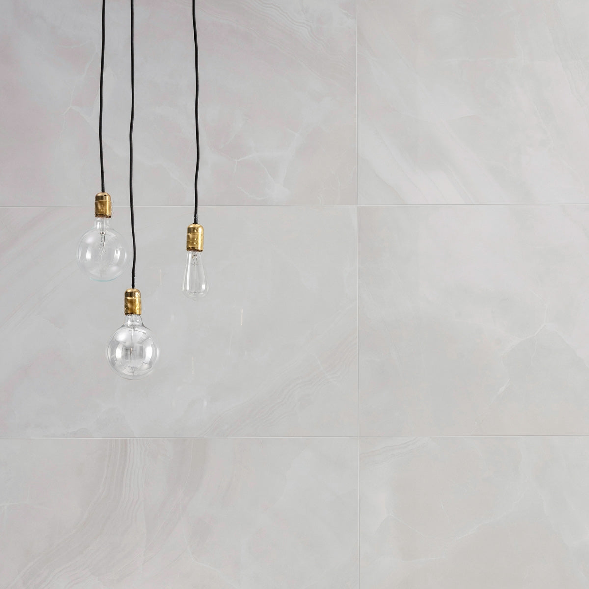 Onice Pearl - Luxury Wall & Floor Tiles, Marble Effect - 60 x 120 cm for Bathrooms & Kitchens, Porcelain