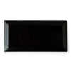 Metro Black Gloss - Bevelled 10 x 20 cm Wall TIles for Bathrooms, Kitchens & Splashbacks, Ceramic