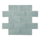 Country Duck Egg - Handmade Ceramic Wall Tiles for Kitchens & Bathrooms - 7.5 x 15 cm - Gloss Ceramic