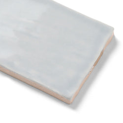 Countrywide Duck Egg - Handmade Ceramic Wall Tiles for Kitchens & Bathrooms - 7.5 x 30 cm - Gloss Ceramic
