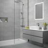 Malvern Grey - Matt, Stione Effect Bathroom Wall Tiles - 25 x 50 cm - Ceramic