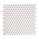 Penny White - Modern Round Mosaics for Kitchen & Bathroom Floor & Walls - 30 x 30 cm Sheet - Porcelain