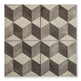 Cotto Cube - Geometric Encaustic Tiles for Kitchens, Bathrooms & Hallways - 20 x 20 cm - Matt Porcelain