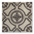 Cotto Fiore - Geometric Encaustic Grey Tiles for Kitchens, Bathrooms & Hallways - 20 x 20 cm - Matt Porcelain