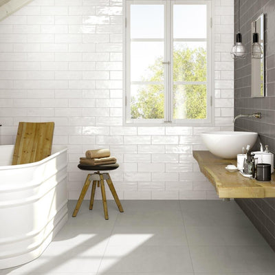 Dorset White Wall Tile