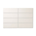 Dorset Ivory - Modern Beige Wall Tiles for Designer Kitchens & Bathrooms - 10 x 30 cm - Matt Ceramic