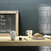 Dorset Blue - Modern Wall Tiles for Designer Kitchens & Bathrooms - 10 x 30 cm - Matt Ceramic