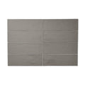 Dorset Mid Grey - Modern Wall Tiles for Designer Kitchens & Bathrooms - 10 x 30 cm - Matt Ceramic