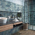 Roxy Blue - Vintage Diamond Feature Wall Tiles for Kitchen Splashbacks & Bathrooms - 15 x 26 cm - Ceramic