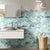 Roxy Sky - Blue Diamond Feature Wall Tiles for Kitchen Splashbacks & Bathrooms - 15 x 26 cm - Ceramic