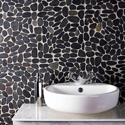 Creek Black Mosaic Tile