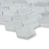 Fairmont Carrara Mosaic - Luxury, White Marble Effect Tiles - 30 x 30 cm for Bathrooms, Kitchens, Walls & Floors, Stone