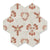 Sunset Lily - Flower Patterned Hexagon Tiles for Kitchen Splashbacks & Bathroom Feature Walls  - 21.6 x 25 cm - Porcelain