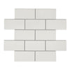 Arcade Crackle White - Victorian Wall Tiles for Kitchen Splashbacks & Bathrooms - 7.5 x 15 cm - Ceramic