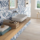 Saigon Blue - Patchwork Encasutic Floor Tiles for Kitchens & Bathrooms - 16.5 x 16.5 cm - Porcelain