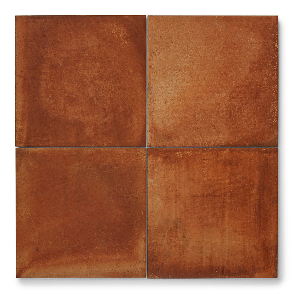 Clays Cotto - Matt Terracotta Country, Rustic Porcelain Floor Tiles for Kitchens & Bathrooms - 33 x 33 cm - Matt Porcelain